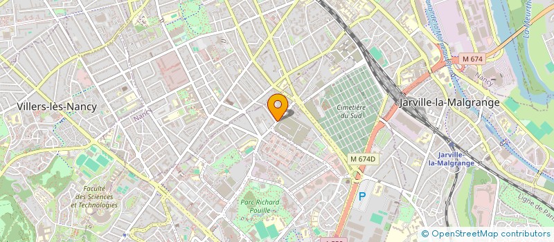 localisation de l'entreprise A BRIAND  VANDUVRE-LES-NANCY