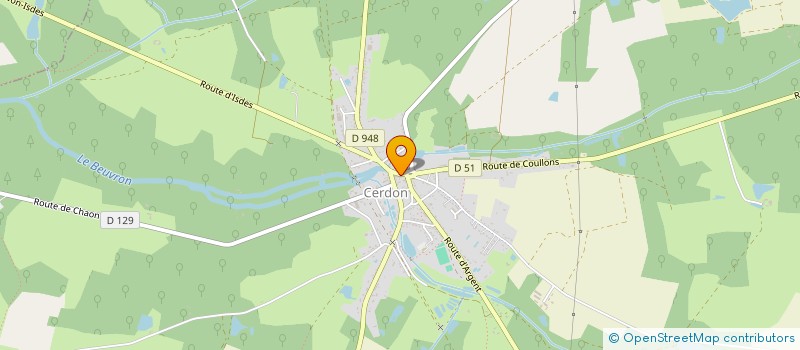 localisation de l'entreprise A-BRICO SARL  CERDON