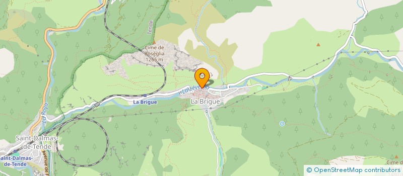 localisation de l'entreprise A BRIGA CHE CANTA  LA BRIGUE