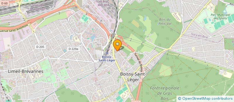 localisation de l'entreprise A BRM à BOISSY-SAINT-LEGER
