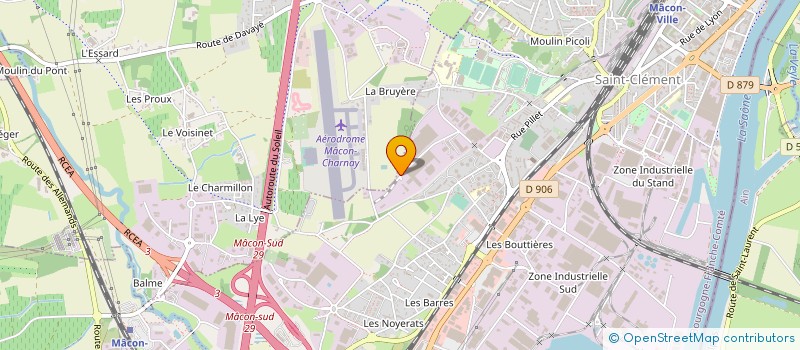 localisation de l'entreprise A.BTP SASU à MACON