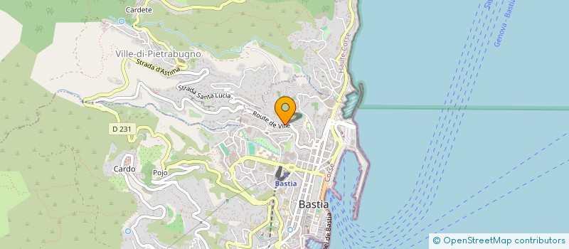 localisation de l'entreprise A BUGNA à BASTIA