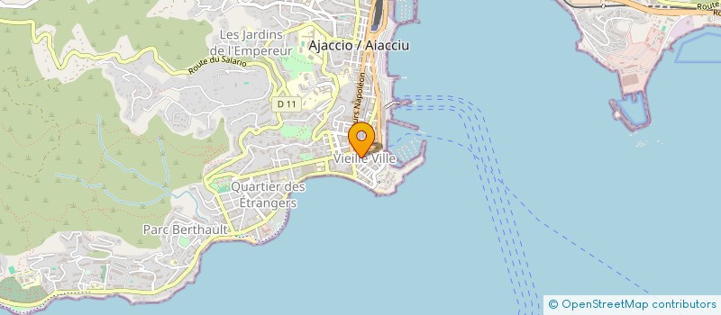 localisation de l'entreprise A BUTEA DI L'ARTE à AJACCIO