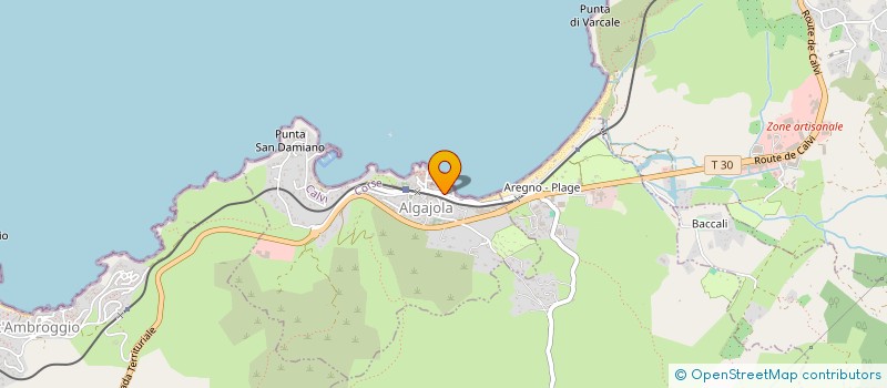 localisation de l'entreprise A BUTTEGA à L'ILE ROUSSE