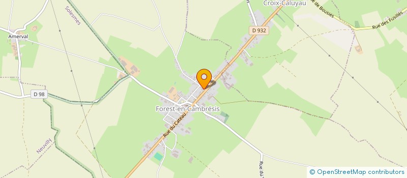 localisation de l'entreprise A C 2 T à FOREST-EN-CAMBRESIS