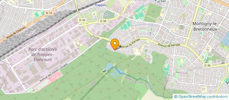 localisation de l'entreprise A.C.2R à MONTIGNY-LE-BRETONNEUX