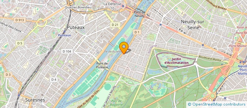 localisation de l'entreprise A.C. à NEUILLY-SUR-SEINE