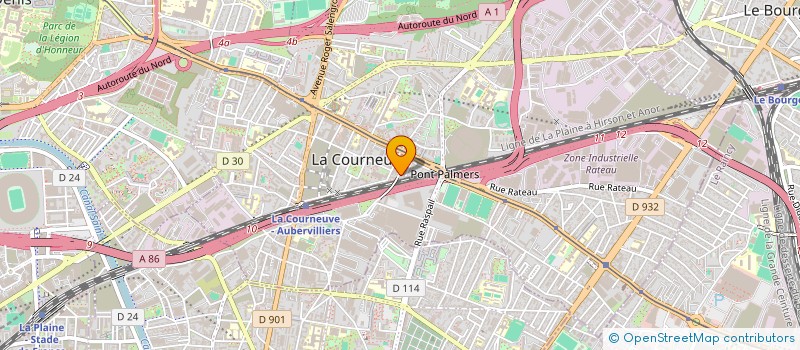 localisation de l'entreprise A.C. à LA COURNEUVE