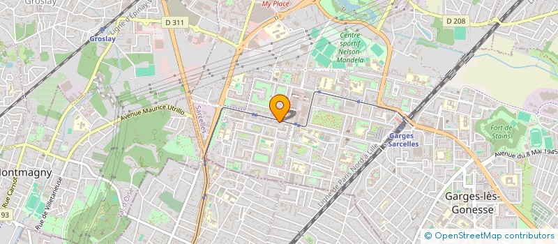 localisation de l'entreprise A C à SARCELLES