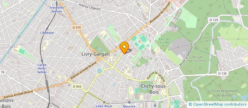 localisation de l'entreprise A.C à LIVRY-GARGAN