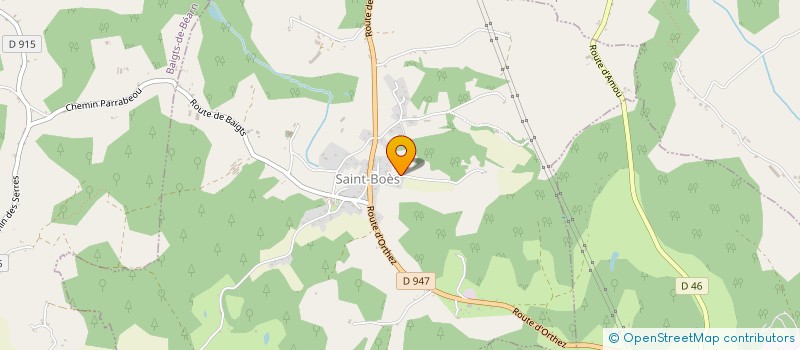 localisation de l'entreprise A&C  SAINT-BOES