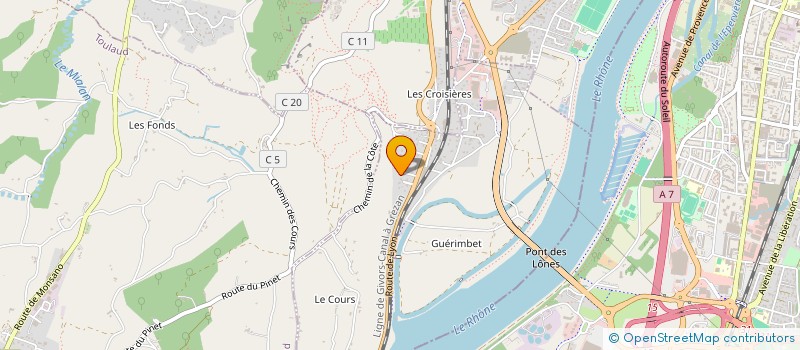 localisation de l'entreprise A&C  SAINT-QUENTIN-DE-BARON