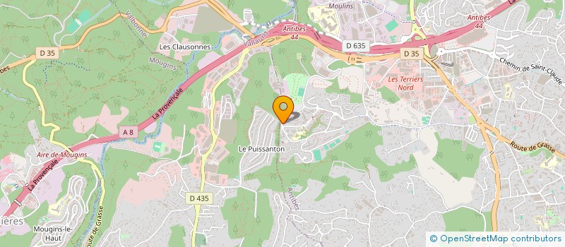 localisation de l'entreprise A&C à ANTIBES