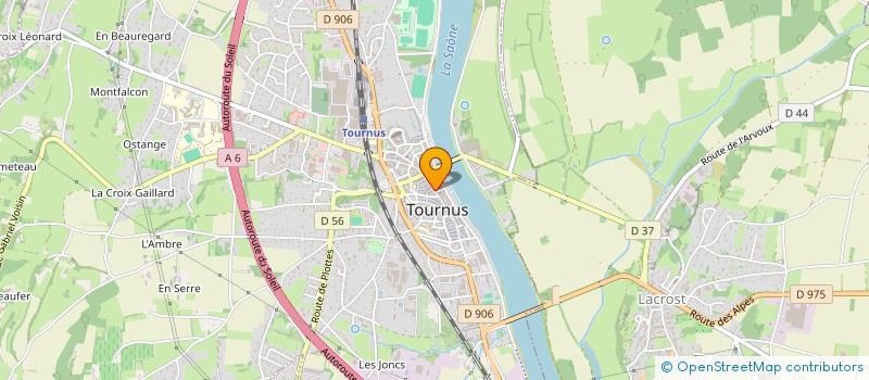 localisation de l'entreprise A.C.A  TOURNUS