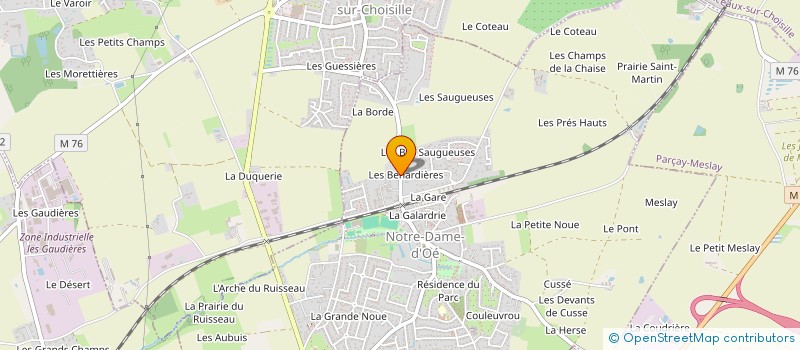 localisation de l'entreprise A.C.A  NOTRE-DAME-D'OE