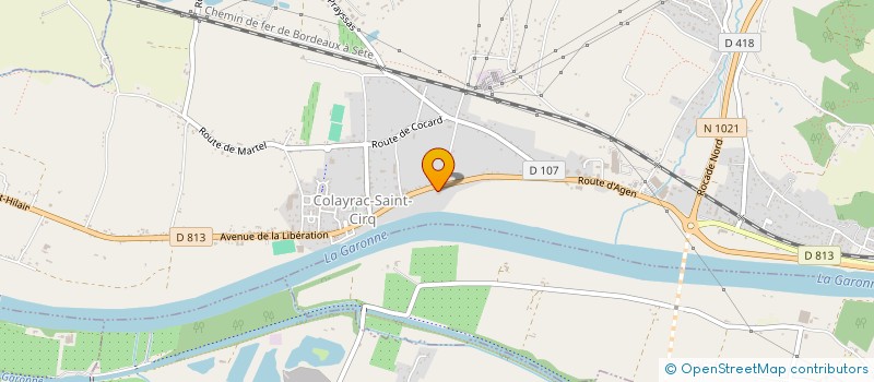 localisation de l'entreprise A.C.A.C.I.A  COLAYRAC-SAINT-CIRQ