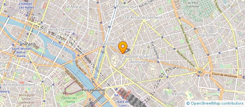 localisation de l'entreprise A C A FRANCE  PARIS 12