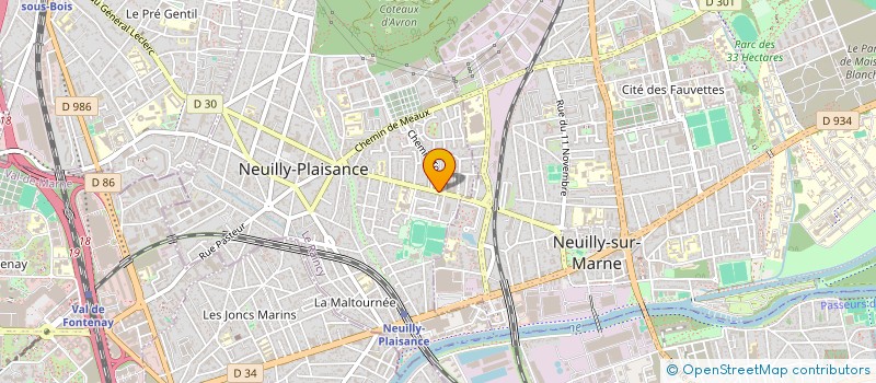 localisation de l'entreprise A.C.A.P.E à NEUILLY-PLAISANCE