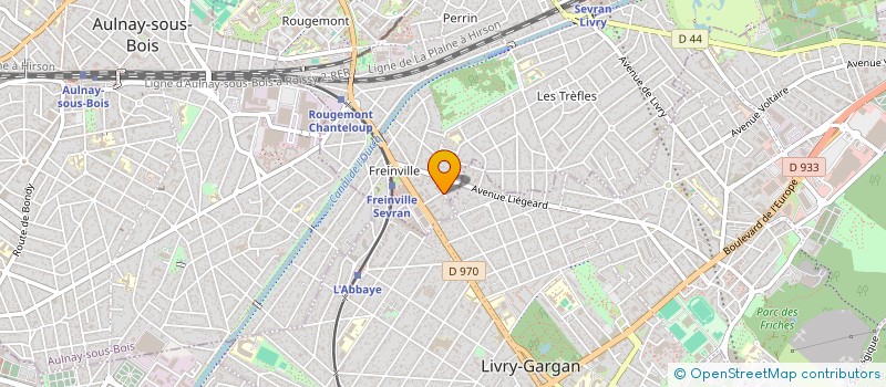 localisation de l'entreprise A.C.A.S à SEVRAN