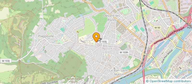 localisation de l'entreprise A.C.ARBELOT  METZ