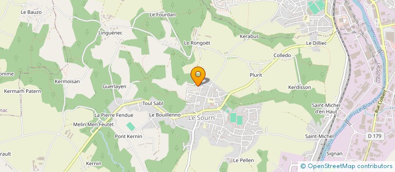 localisation de l'entreprise A & C ASSOCIES  LE SOURN