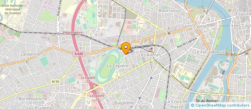localisation de l'entreprise A & C AUDIT ET CONSEIL à TOULOUSE