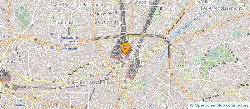 localisation de l'entreprise A.C.B. à PARIS