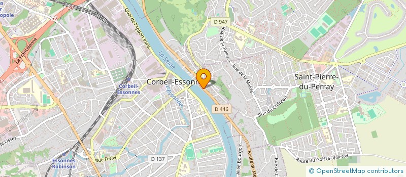 localisation de l'entreprise A.C.B.G. à CORBEIL-ESSONNES