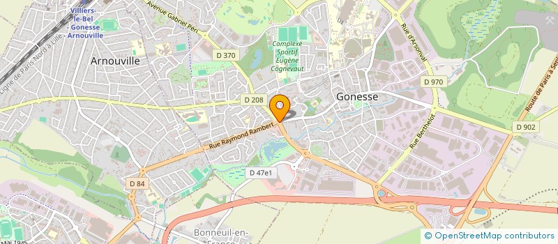 localisation de l'entreprise A.C BAT à MONTFERMEIL