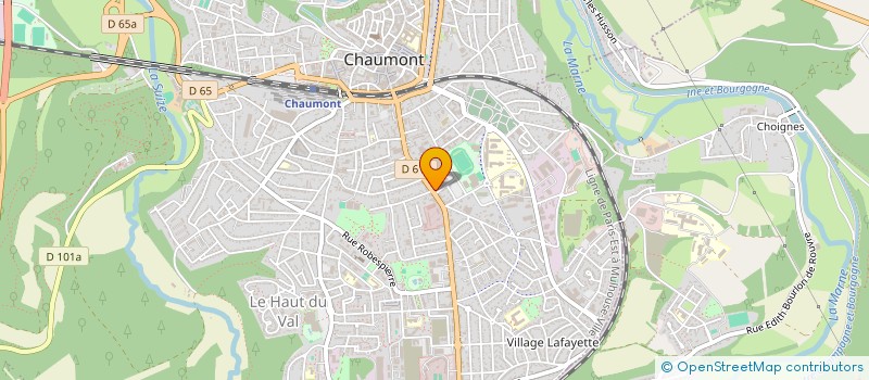 localisation de l'entreprise A.C. BEAUTE à CHAUMONT