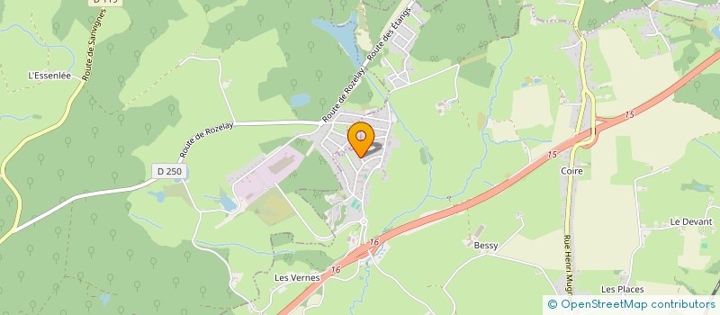 localisation de l'entreprise A.C.BOIS 71  VITRY-EN-CHAROLLAIS