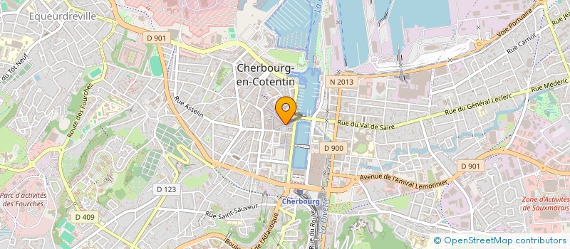 localisation de l'entreprise A.C BROKER à CHERBOURG-EN-COTENTIN