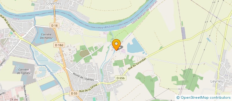 localisation de l'entreprise A.C.C.  SAINT-ROMAIN-DE-JALIONAS