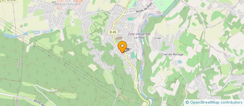 localisation de l'entreprise A.C.C.  RENAGE