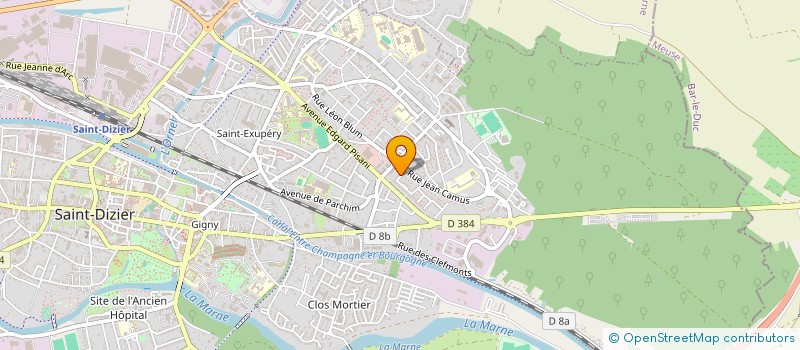 localisation de l'entreprise A C C A P à SAINT-DIZIER