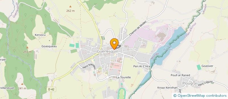 localisation de l'entreprise A C C C - ASSOCIATION CULTURELLE CONCEPTION CREATION  GUERLESQUIN