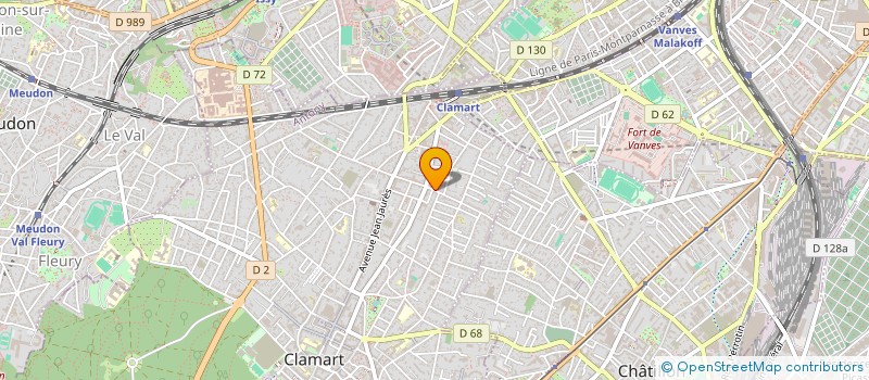 localisation de l'entreprise A.C.C.E.A à CLAMART