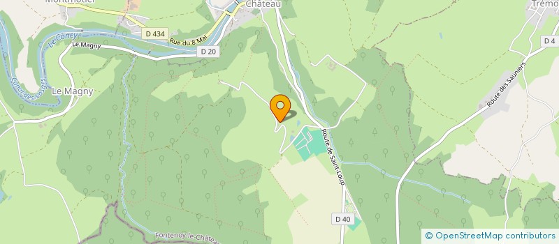 localisation de l'entreprise A.C.C.I.  FONTENOY-LE-CHATEAU