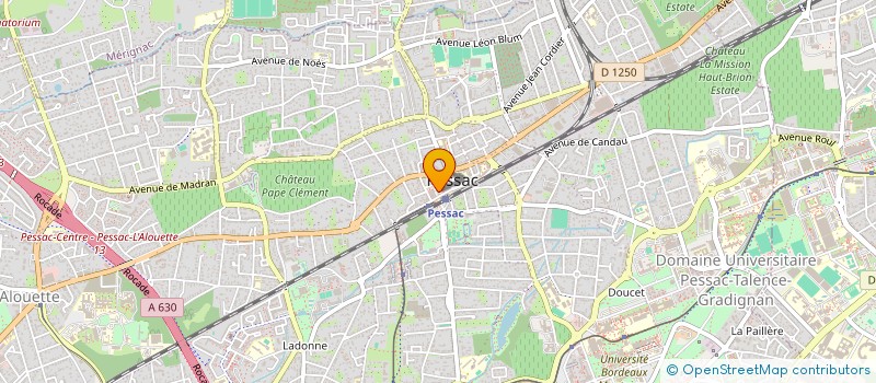 localisation de l'entreprise A.C.C.I. à PESSAC