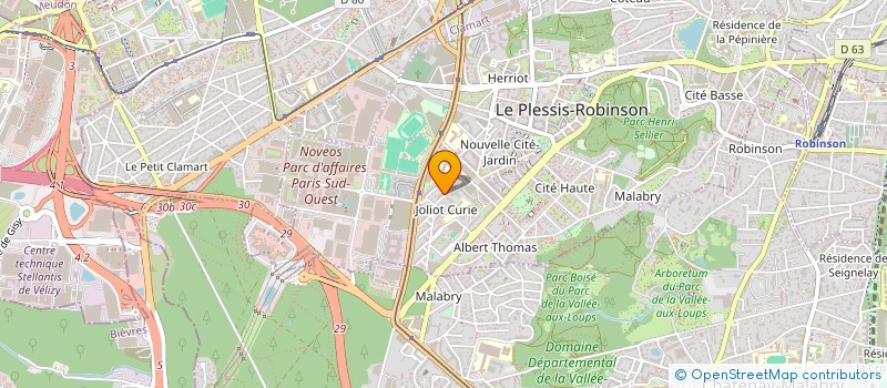 localisation de l'entreprise A.C.C.M  LE PLESSIS-ROBINSON