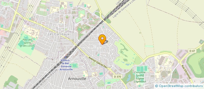 localisation de l'entreprise A.C.C PARIS à GONESSE