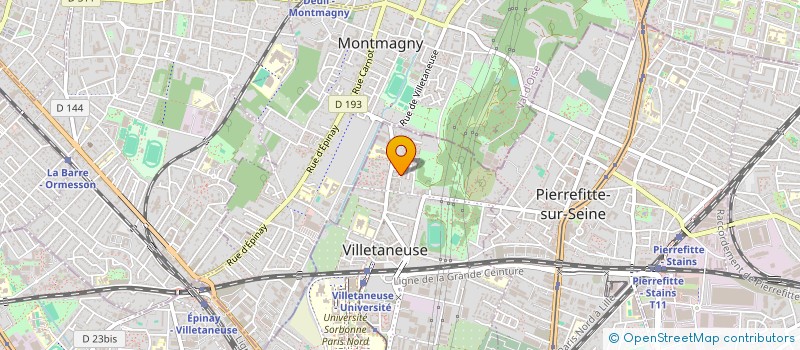 localisation de l'entreprise A . C CONSEIL à VILLETANEUSE