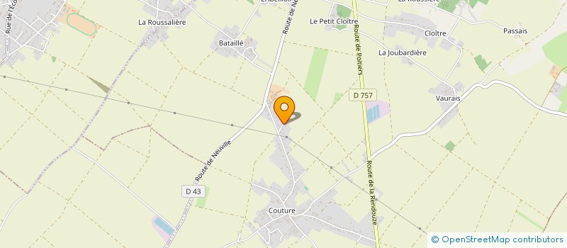 localisation de l'entreprise A.C.CONSTRUCTION  SAINT-MARTIN-LA-PALLU