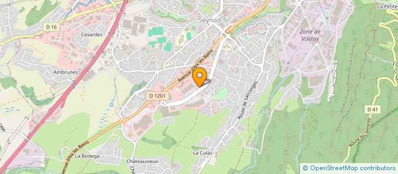 localisation de l'entreprise A&C COURTAGE CONSEIL à SAINT-JORIOZ