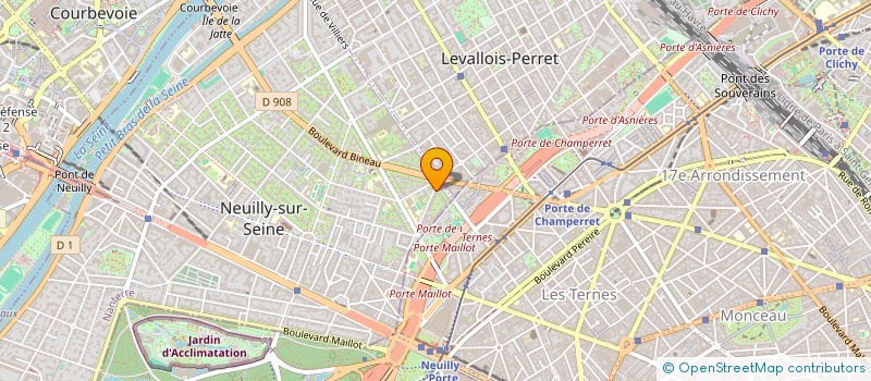 localisation de l'entreprise A C D à NEUILLY-SUR-SEINE