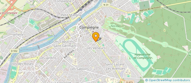 localisation de l'entreprise A.C.D. ANALYSES, CONSEILS ET DECISIONS à SAINT-QUENTIN