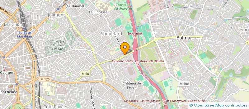 localisation de l'entreprise A.C.D.CLEAN  MONTESQUIEU-LAURAGAIS