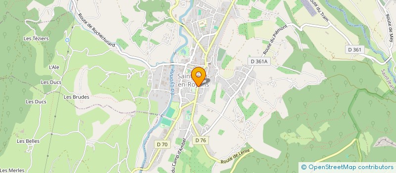 localisation de l'entreprise A C D DISINGN  SAINT-JEAN-EN-ROYANS