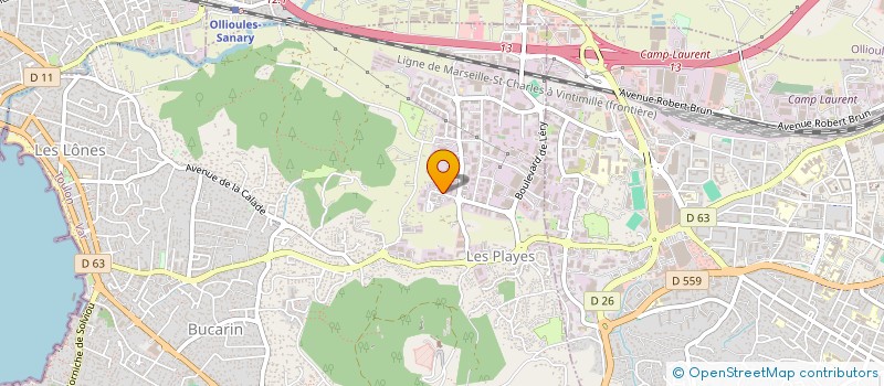 localisation de l'entreprise A.C.D.E. CONCEPT à SIX-FOURS-LES-PLAGES