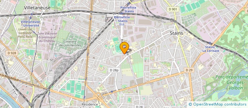 localisation de l'entreprise A.C.D ETANCHE à SAINT-DENIS